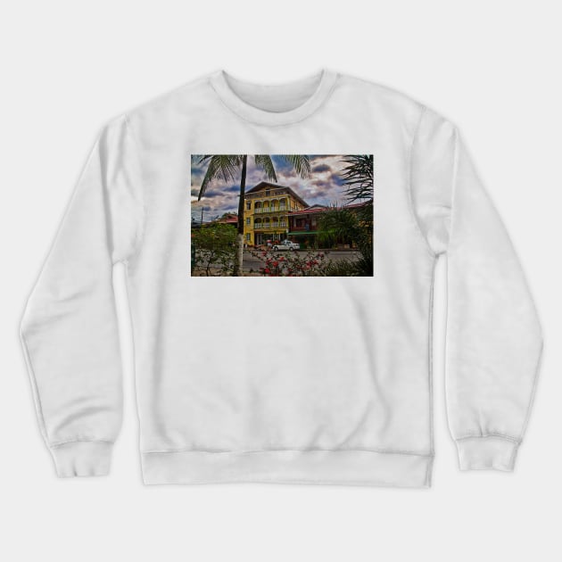 Panama. Town of Bocas del Toro. Sunset. Crewneck Sweatshirt by vadim19